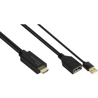 Good Connections Adapter HDMI 2.0b St an DisplayPort 1.2 Bu 4K @60Hz 0