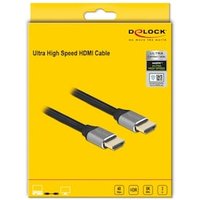 Delock Ultra High Speed HDMI Kabel 48 Gbps 8K 60 Hz grau 3 m zertifiziert