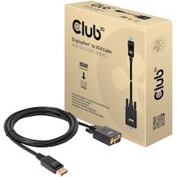 Club 3D DisplayPort auf VGA Kabel St./St. 2m 28AWG