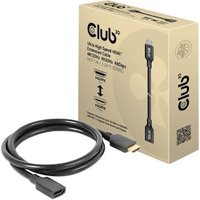 Club 3D Ultra High Speed HDMI Verlängerungskabel 4K120Hz 8K/60Hz St./B. 1m 30AWG