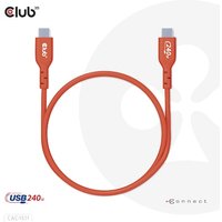 Club 3D USB 2.0 Typ-C Kabel Bidirektional USB-IF 480Mb PD 240W St./St. 4m orange