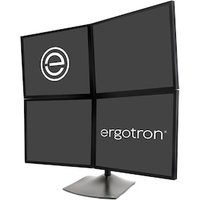 Ergotron DS100 Standfuß vier Monitore