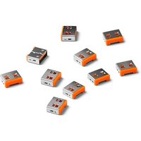 SMARTKEEPER ESSENTIAL 10x USB-A Blocker Orange