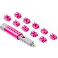 SMARTKEEPER ESSENTIAL 10x RJ45 Port Blockers+1x Lock Key Basic Pink