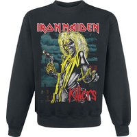 Iron Maiden Sweatshirt - Killers Green Clouds - S bis XXL - für Männer - Größe XXL - schwarz  - Lizenziertes Merchandise!