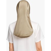 LILYSILK Elegante Schlafhaube Seide Taupe Deutschland 100% Grade 6A Maulbeerseide Lange Haube Hautfreundlich Und Atmungsaktiv