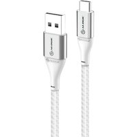 ALOGIC Super Ultra USB 2.0 USB-C auf USB-A Kabel 30cm silber