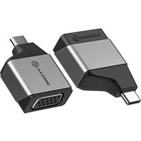 ALOGIC Ultra MINI USB-C (männlich) auf VGA (weiblich) Adapter grau