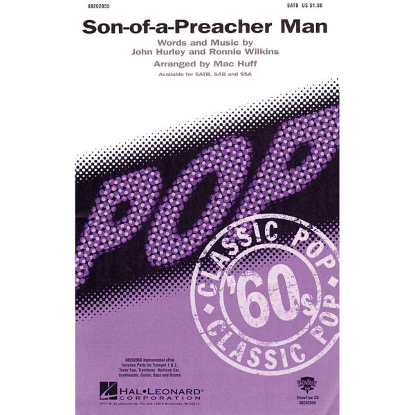 Hal Leonard Son of a Preacher Man Chornoten