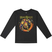 Heavysaurus Langarmshirt - Metal-Kids - Rock 'n Rarr - 164 - für Mädchen & Jungen - Größe 164 - schwarz  - Lizenziertes Merchandise!