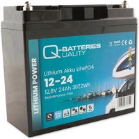 Q-BATTERIES Lithium Akku 12-24 12