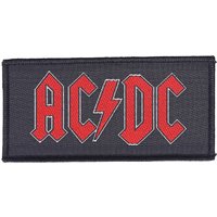 AC/DC - Logo - Aufnäher -  Schwarz - Onesize - 100% Polyester