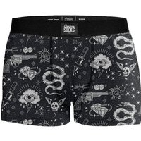 American Socks - Bang Bang Boxer Brief - Boxershorts -  Schwarz - X-Large - 95% Baumwolle