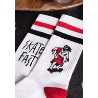 American Socks - Skate Fast Mid High - Socken -  Weiß - Onesize - 85% Baumwolle