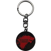 Game Of Thrones - Winter Is Coming - Schlüsselanhänger -  Schwarz - Onesize - Metallll