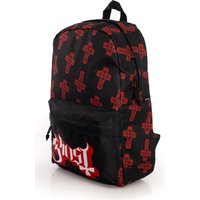 Ghost - Crucifix Red - Rucksack -  Schwarz - Onesize - 100% Polyester