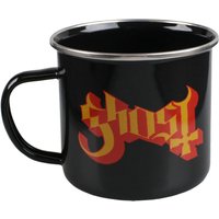 Ghost - Logo Enamel - Tasse -  Schwarz - Onesize - Emaille