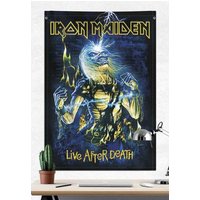 Iron Maiden - Live After Death - Flagge -  Mehrfarbig - Onesize - 100% Polyester