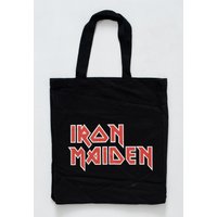 Iron Maiden - Logo - Stoffbeutel -  Schwarz - Onesize - 65% Baumwolle