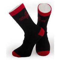 Slipknot - Logo - Socken -  Schwarz - Onesize - 100% Polyacryl