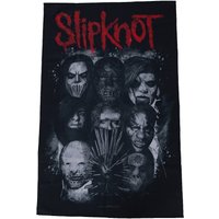 Slipknot - Masks - Flagge -  Schwarz - Onesize - 100% Polyester