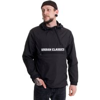 Urban Classics - Commuter Pull Over Black - Jacke -  Schwarz - XX-Large - 100% Polyester