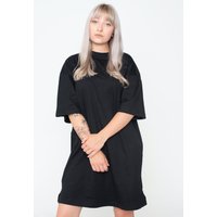 Urban Classics - Ladies Organic Heavy Oversized Tee Black - Kleid -  Schwarz - Large - 100% Bio-Baumwolle