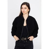 Urban Classics - Oversized Sherpa Bomber Black - Jacke -  Schwarz - X-Large - 100% Polyester