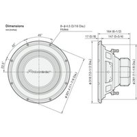 Pioneer TS-A300D4 - 30cm Subwoofer Auto-Subwoofer (500 W)