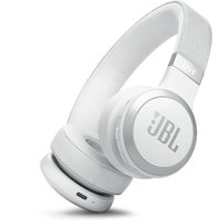 JBL Live 670NC - Kabelloser On-Ear Kopfhörer mit Noise Cancelling - Weiß