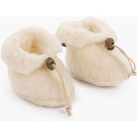 Baby Stiefeletten aus 100 % Wolle - Natural