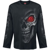 Spiral Langarmshirt - Death Stare - M bis XXL - für Männer - Größe XXL - schwarz