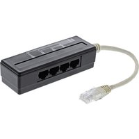 InLine® 4-fach Telefon Port Splitter