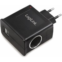 LOGILINK Stecker-Schaltnetzteil mit USB- und KFZ-Buchse