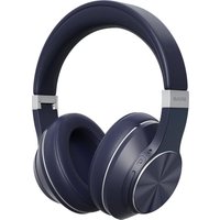 Auronic QuietSound Bluetooth-Kopfhörer kabellos - Over-Ear - aktive Geräuschunterdrückung - Mikrofon - inkl. Tragetasche - Blau