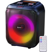 Denver Bluetooth Lautsprecher Party Box - Disco Lights - Inkl. Fernbedienung - Mikrofonanschluss - BPS250 - Schwarz