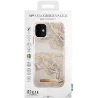 iDeal of Sweden iPhone 11 Mode zurück Fall Sparkle Greige Marmor