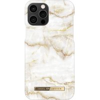 iDeal of Sweden iPhone 12 - 12 Pro Backcover Fall - Golden Pearl Marble