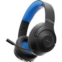 Picun BG-01 Kabellose Kopfhörer - Gaming-Headset - Over-Ear - Doppelte Modus (Verkabelt/Bluetooth) - Multiplattform - Schwarz Blau