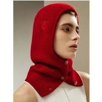 LILYSILK Balaclava Für Damen Rot DE 100% Kaschmir Winddichtes Design Geeignet Für Outdoor-Aktivitäten Einheitsgröße