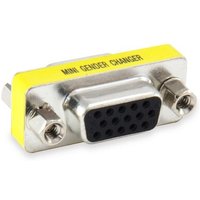 EQUIP 124321 HD15 VGA Gender Changer Coupler Buchse auf Buchse