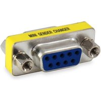 EQUIP 124301 Seriell RS232 DB9 Gender Changer Coupler Buchse auf Buchse