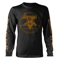 Venom Langarmshirt - Welcome To Hell (Gold) - M bis XL - für Männer - Größe M - schwarz  - Lizenziertes Merchandise!