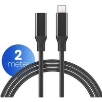 Garpex® USB-C-Verlängerungskabel - USB-C-Kabel - USB-C-zu-USB-C-Kabel - USB 3.1 Typ-C-Verlängerungskabel - 2 Meter