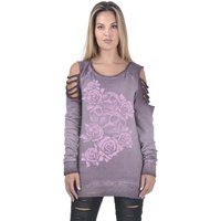 Rock Rebel by EMP - Rock Langarmshirt - S bis XXL - für Damen - Größe XXL - purple