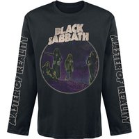 Black Sabbath Langarmshirt - Master of Reality Photo - S bis 3XL - für Männer - Größe S - schwarz  - Lizenziertes Merchandise!