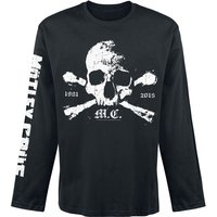 Mötley Crüe Langarmshirt - Orbit Skull - S bis XXL - für Männer - Größe XXL - schwarz  - Lizenziertes Merchandise!