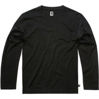 Brandit Langarmshirt - Premium Longsleeve Shirt - S bis XXL - für Männer - Größe XXL - schwarz