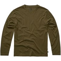 Brandit Langarmshirt - Premium Longsleeve Shirt - S bis XXL - für Männer - Größe XL - oliv