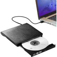 PuroTech® Externer DVD/CD-Player und -Brenner USB 3.0-Anschluss Plug & Play für Windows